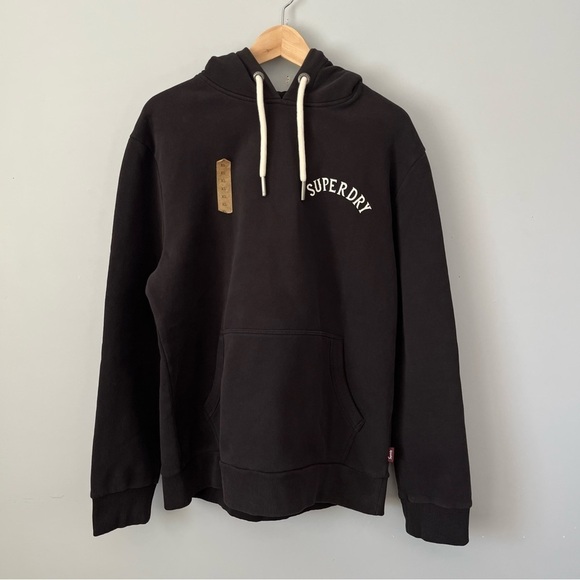 Superdry Eastern Asian Tattoo Graphic Fitted Hoodie Sweatshirt Size XLarge NWT - Picture 3 of 16